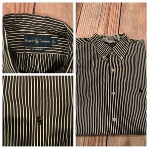 Ralph Lauren Classic fit LS stripe shirt size L
Excellent Pre-owned Condition